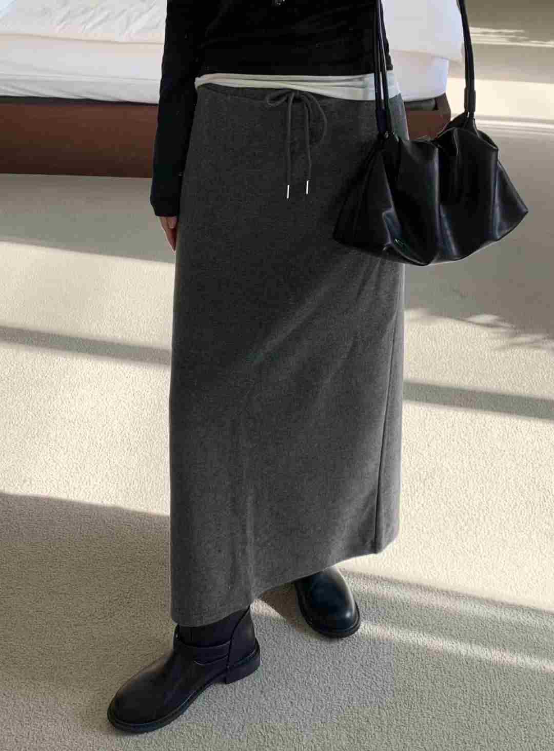 MARE MOHE東大門實拍女裝新品人氣推薦熱賣25秋冬職業長裙MARE MOHE長裙