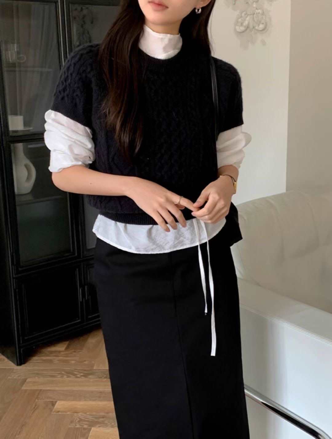 MARE MOHE韓國代購女士新款休閑時尚熱賣針織衫不含內搭MARE MOHE針織衫