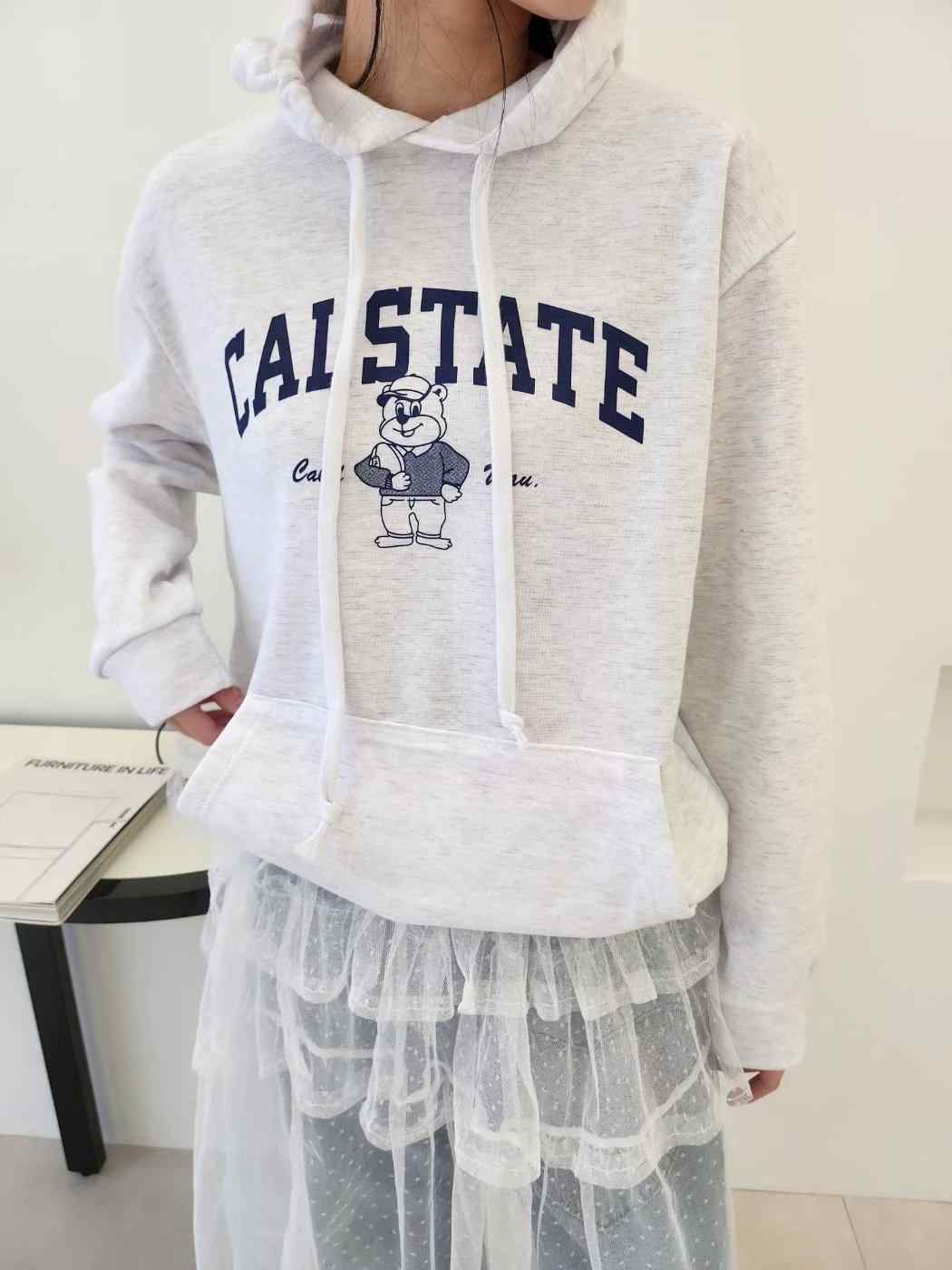 LAYERING韓國代購女裝新款職業人氣25秋冬休閑衛衣加絨兜帽LAYERING衛衣