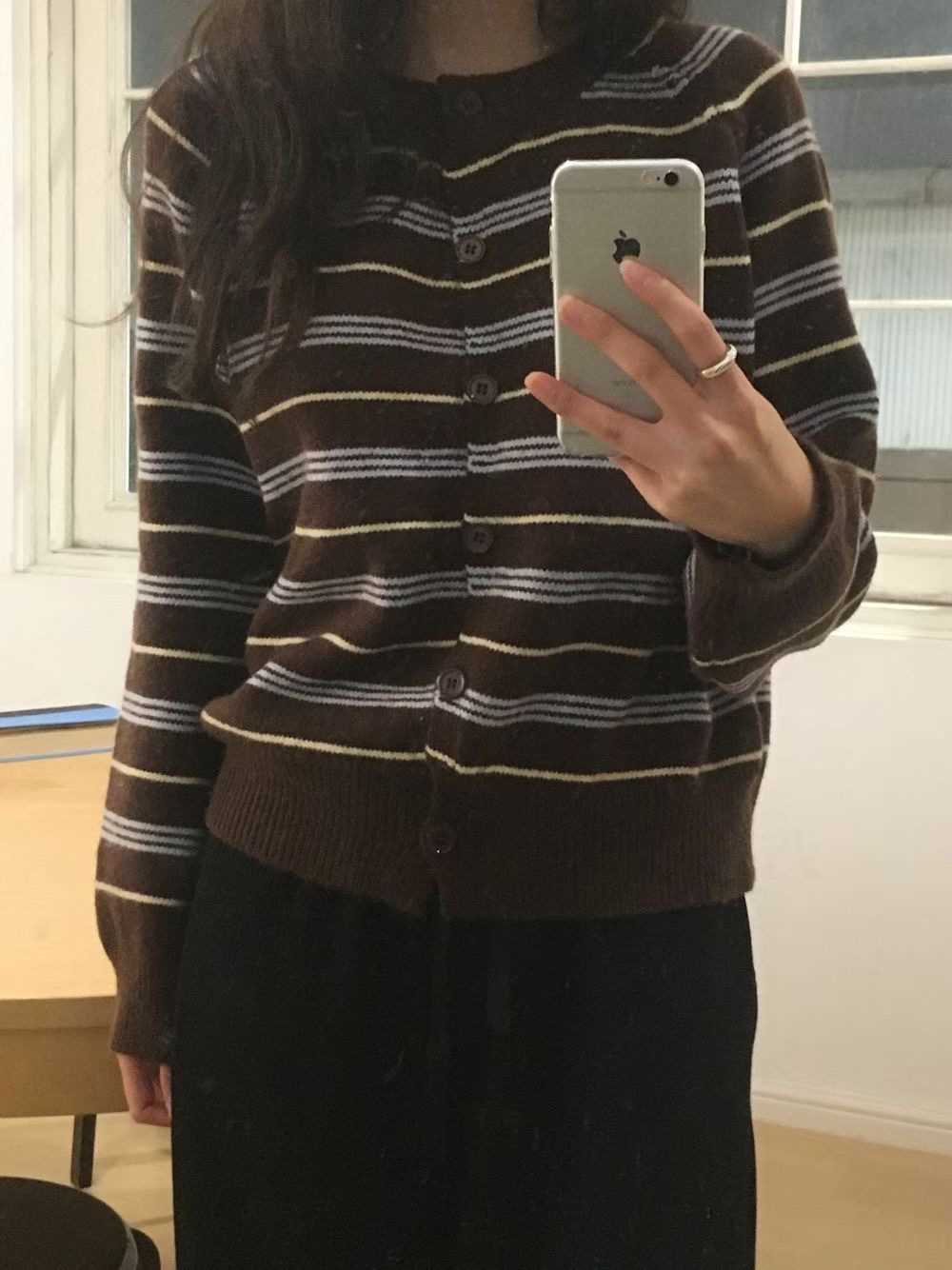 MARE MOHE韓國直郵女裝新品人氣推薦職業熱賣針織衫條紋MARE MOHE針織衫