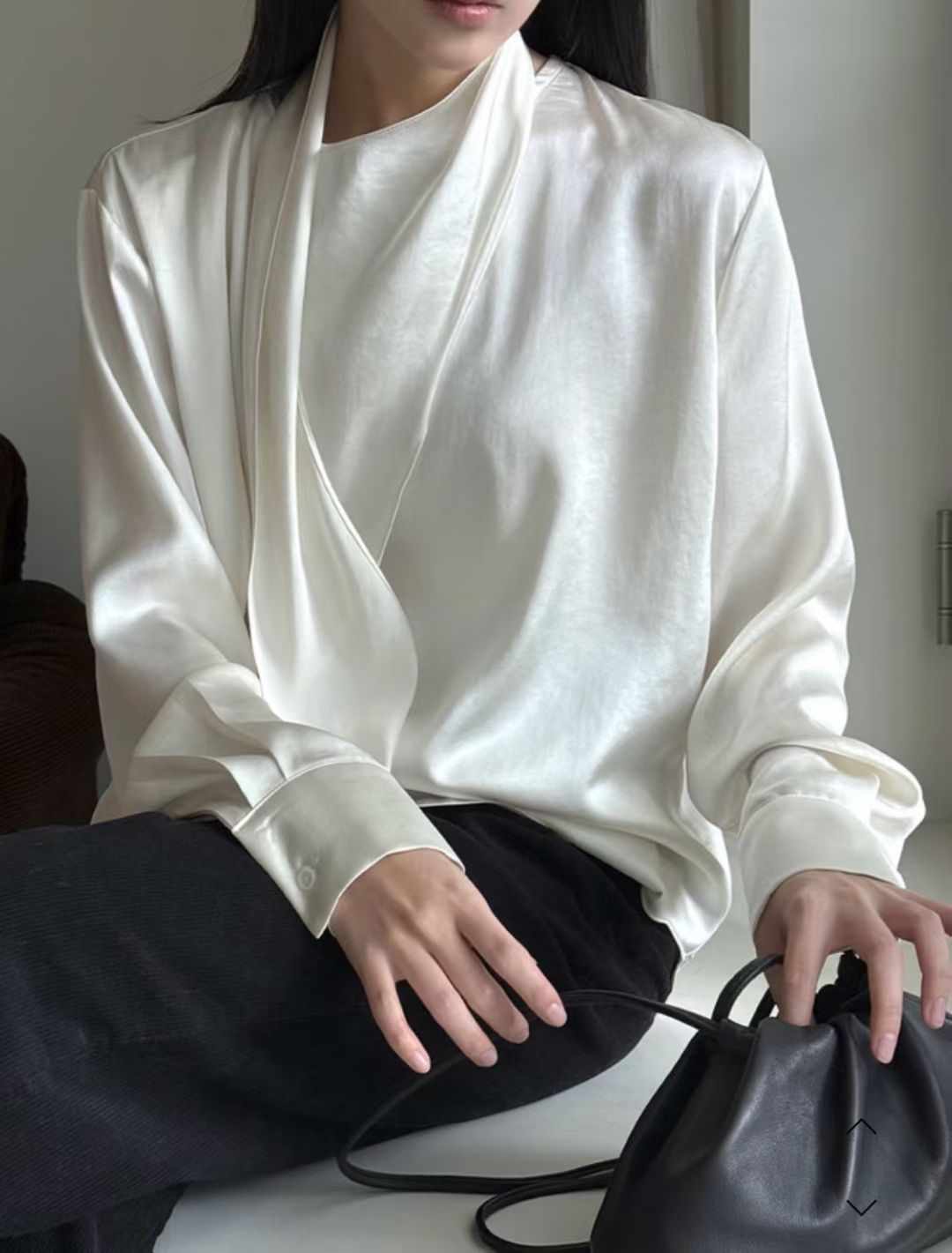 MARE MOHE韓國直郵女裝新品時尚熱賣25秋冬休閑襯衫蕾絲衫MARE MOHE襯衫/蕾絲衫