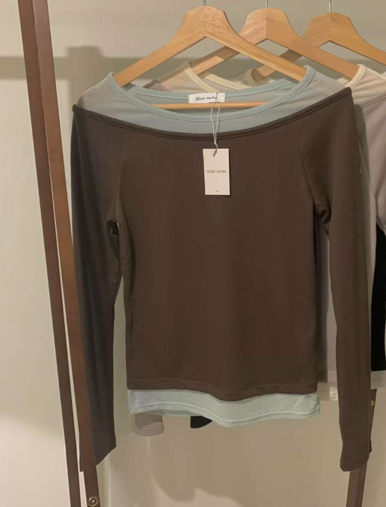 MARE MOHE東大門實拍女士新款25秋冬職業時尚休閑長袖T恤MARE MOHE長袖T恤