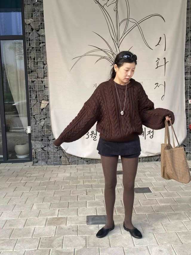 MARE MOHE韓國代購女裝新款時尚人氣推薦職業熱賣休閑毛衣MARE MOHE毛衣