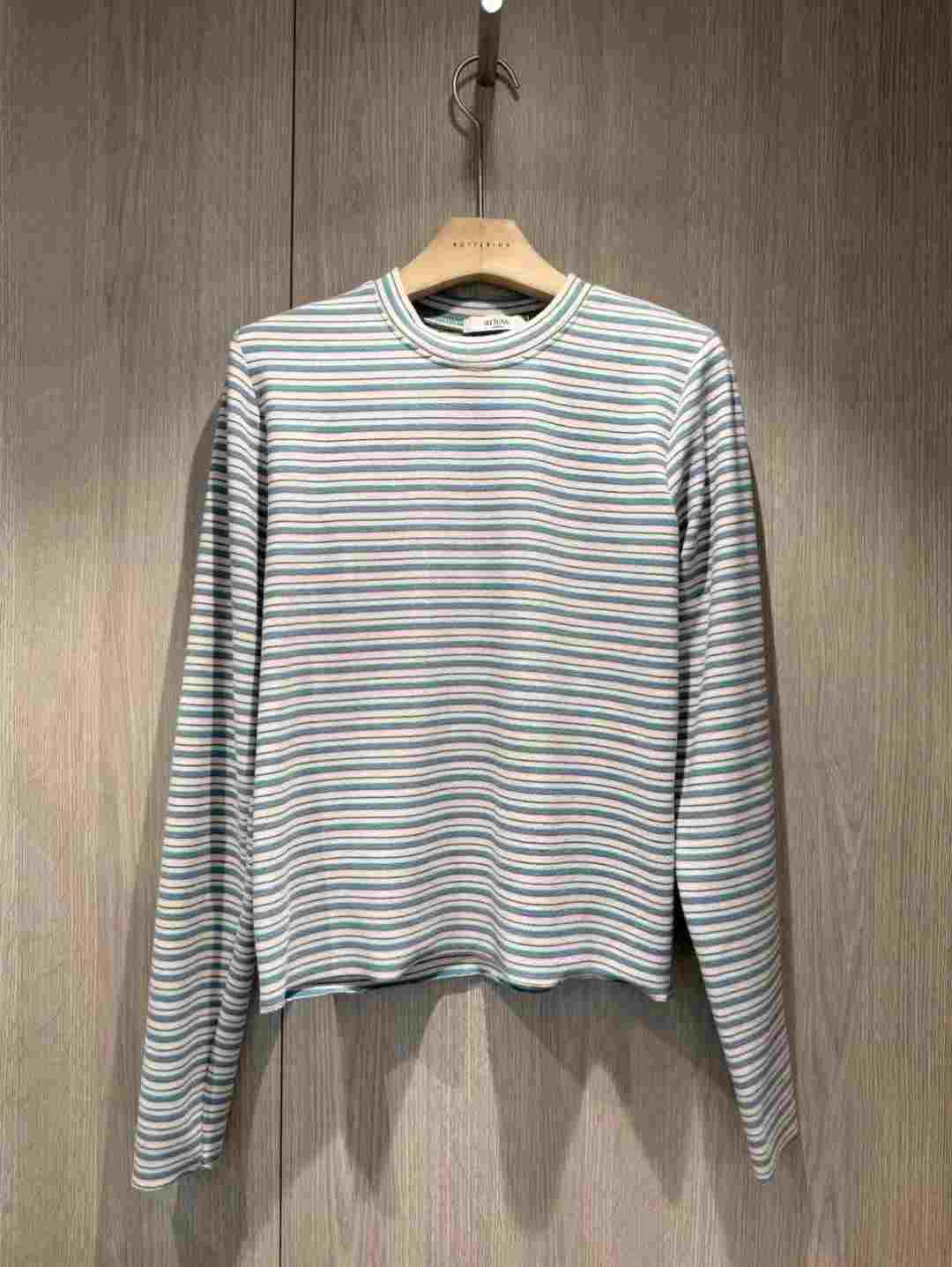 ARLOW東大門代購女裝新款推薦職業休閑25秋冬長袖T恤羊毛保暖ARLOW長袖T恤