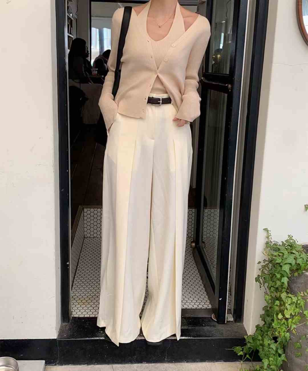 MARE MOHE東大門直郵女士新款人氣休閑職業休閑褲不含腰帶MARE MOHE休閑褲