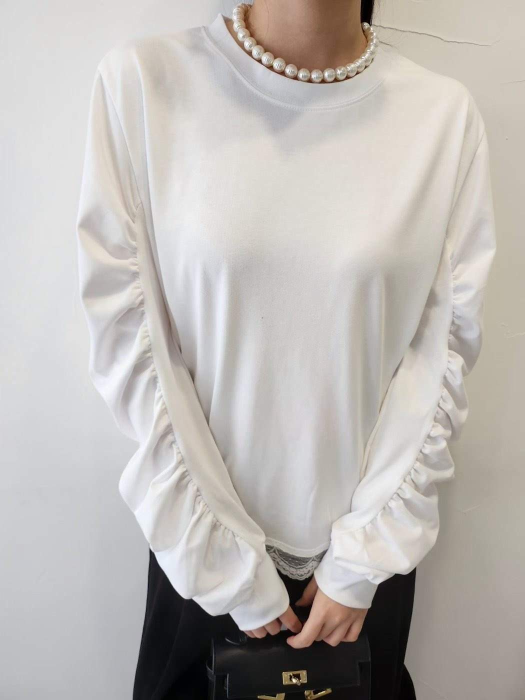 LAYERING東大門直郵㊣女士新款推薦真品時尚人氣職業長袖T恤LAYERING長袖T恤