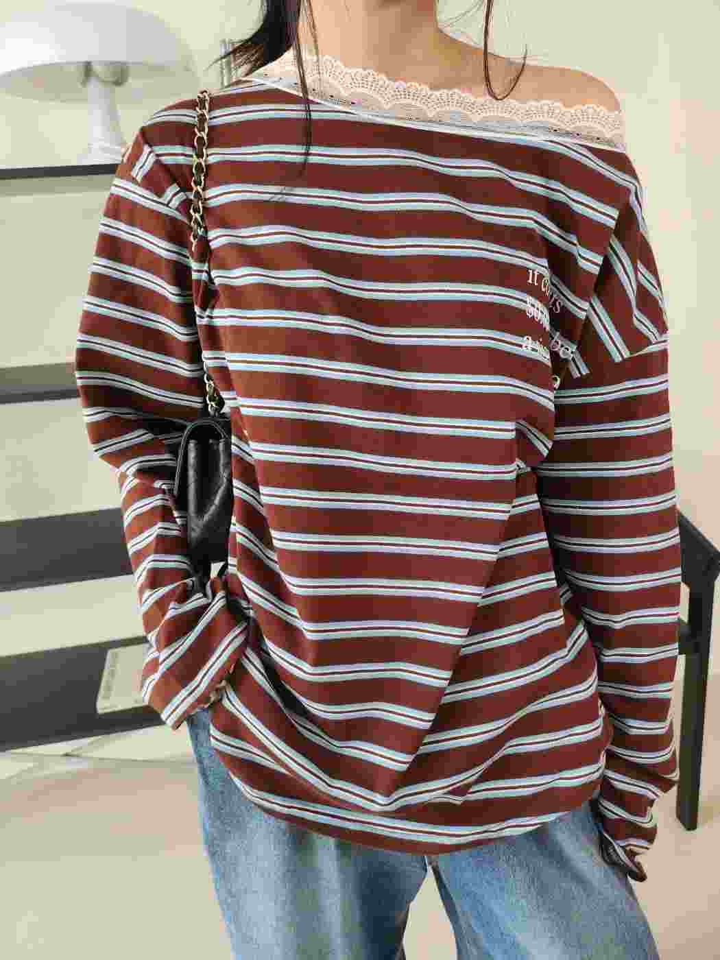 LAYERING㊣東大門實拍女士新品職業26春夏人氣熱賣推薦長袖T恤LAYERING長袖T恤