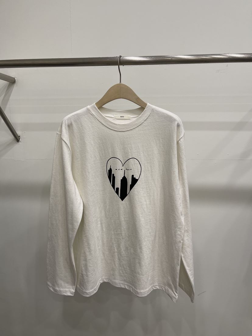 FIFTY韓國直郵㊣女裝新品推薦人氣26春夏時尚真品長袖T恤春款FIFTY長袖T恤