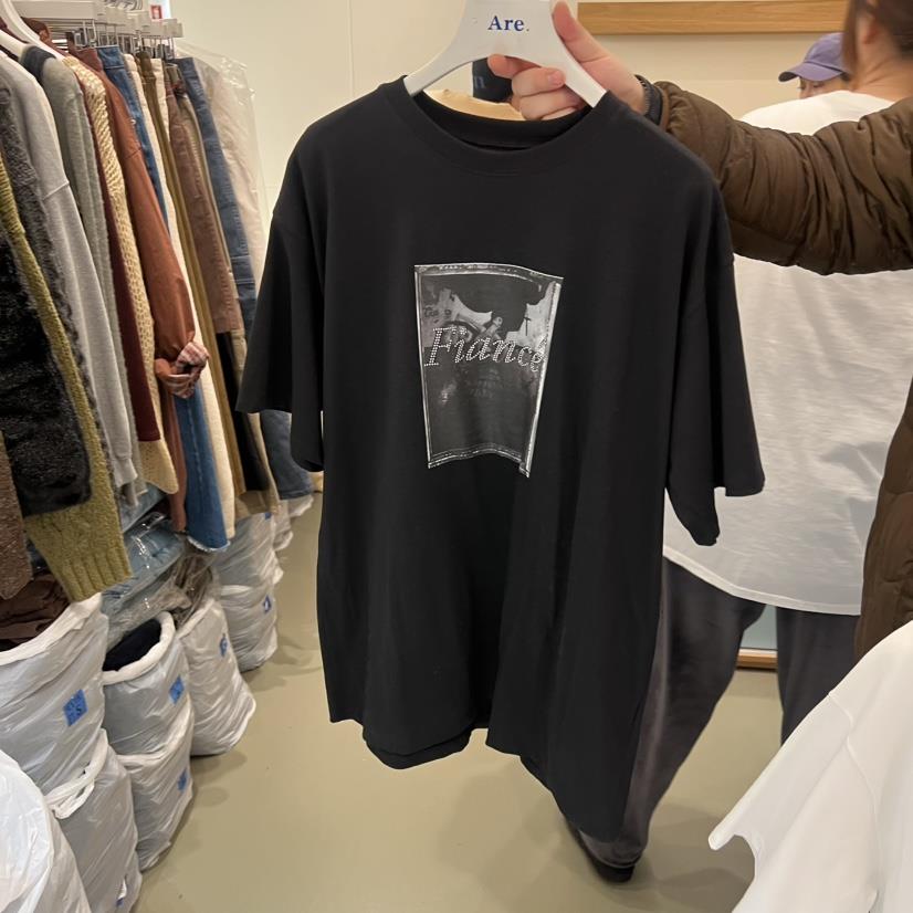 ARE㊣東大門實拍女裝新品推薦真品人氣休閑熱賣26春夏職業T恤ARE YOU/ARET恤