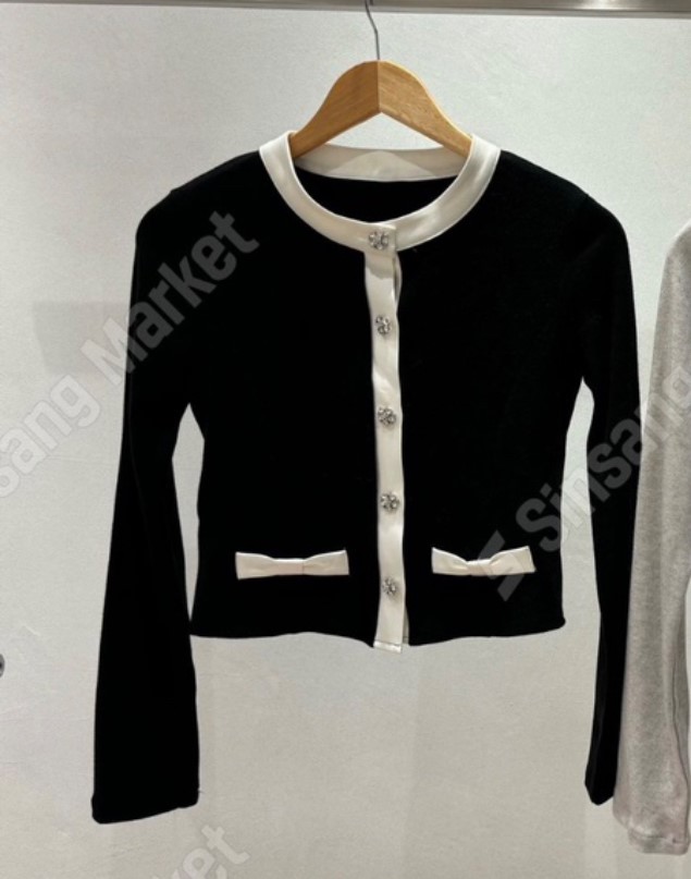 CONFETTI韓國代購㊣女裝新款熱賣時尚26春夏職業長袖T恤開衫CONFETTI長袖T恤