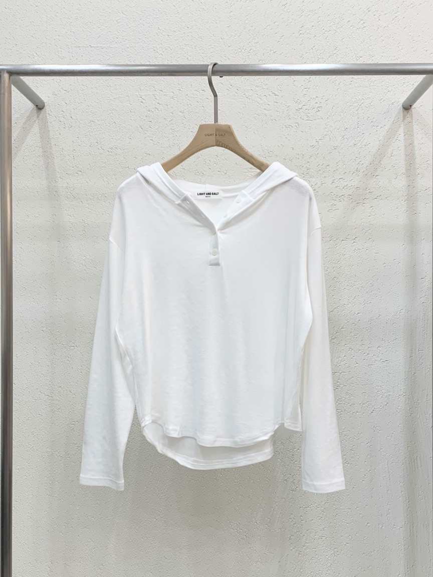 LIGHT AND SALT㊣東大門代購女裝新品熱賣長袖T恤連帽衫春款LIGHT AND SALT長袖T恤