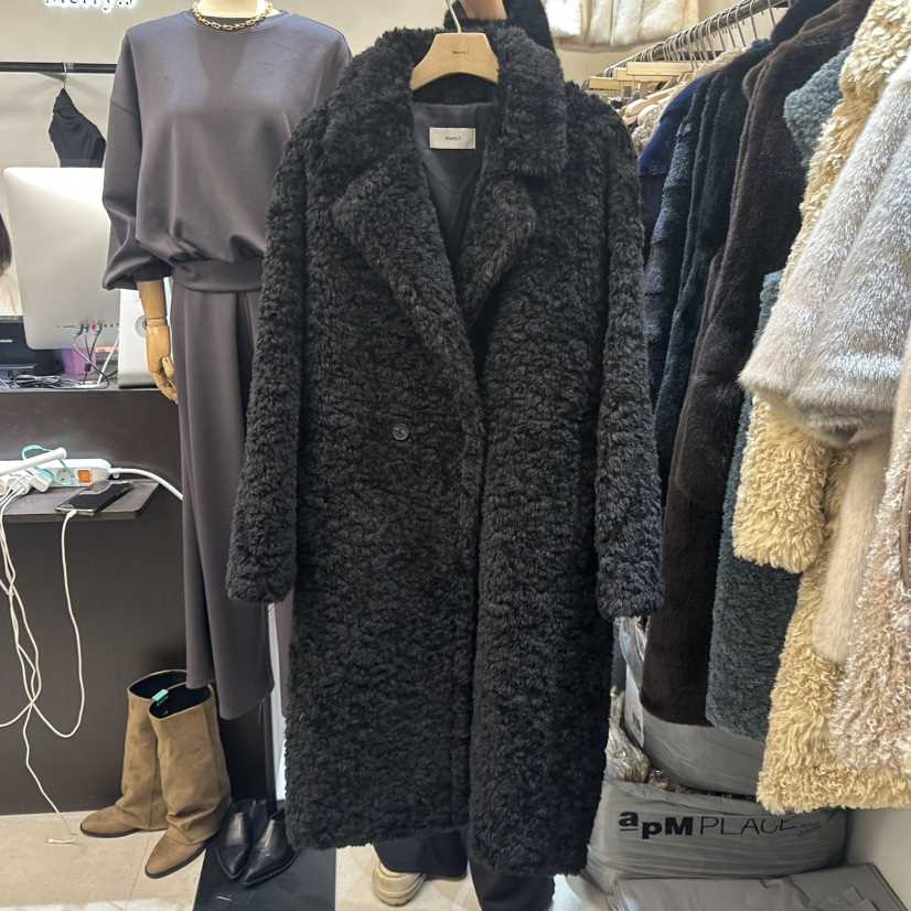 MERRY-J㊣東大門實拍女裝新品時尚熱賣職業26春夏中長款大衣MERRY-J中長款大衣