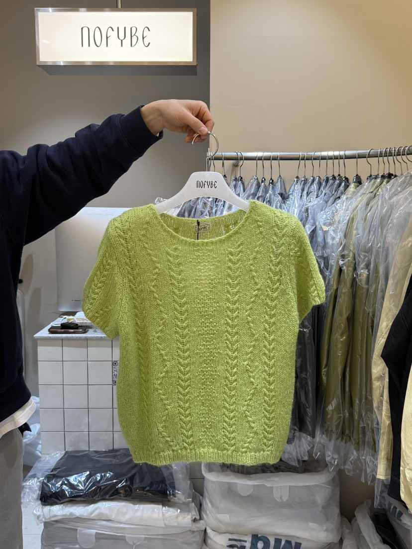 NOFYBE㊣東大門代購女士新品職業真品休閑針織衫馬海毛春款NOFYBE針織衫