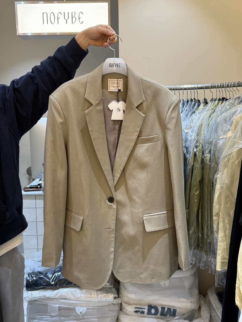 NOFYBE東大門直郵㊣女士新品休閑26春夏職業人氣夾克拉鏈春款NOFYBE夾克