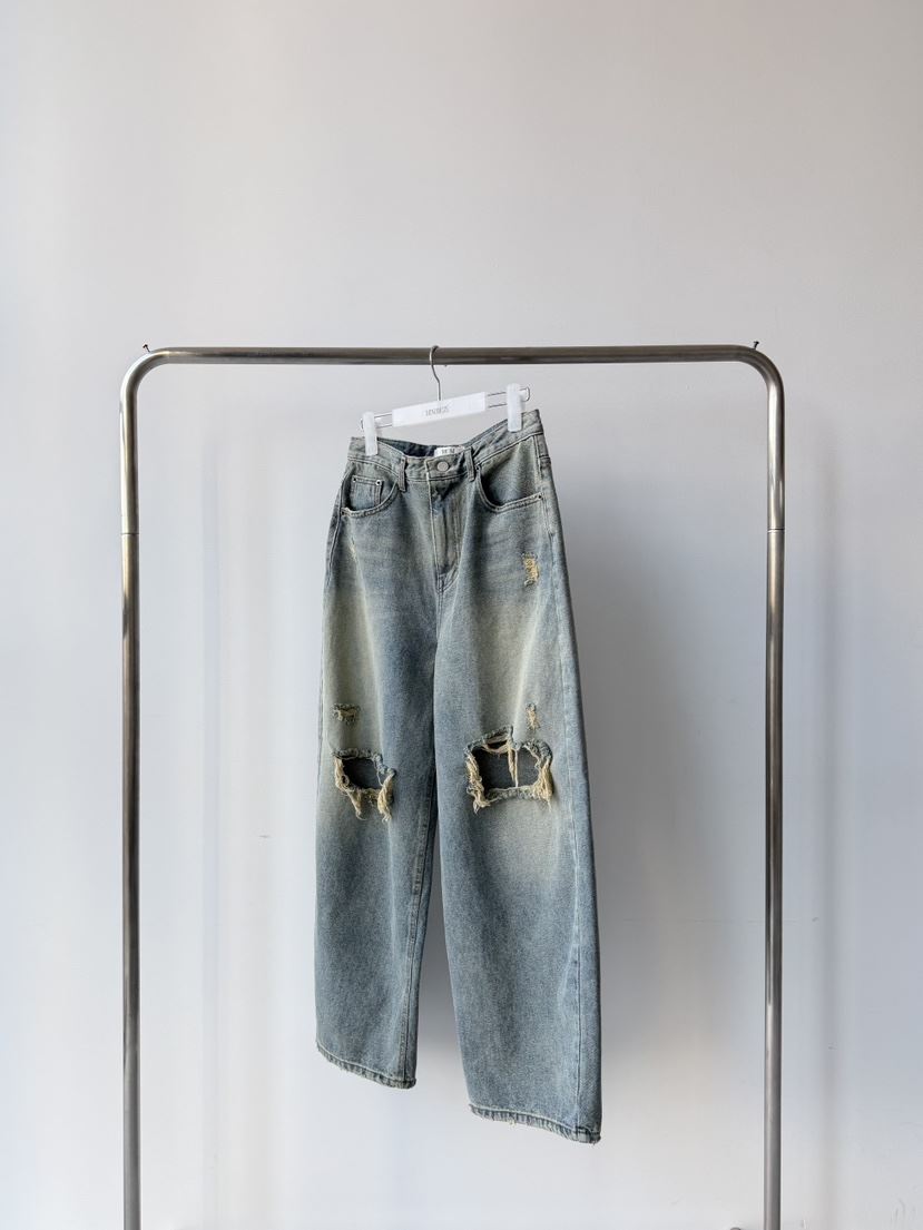 MINIMUZE韓國代購㊣女士新款26春夏人氣真品時尚休閑牛仔褲MINIMUZE牛仔褲