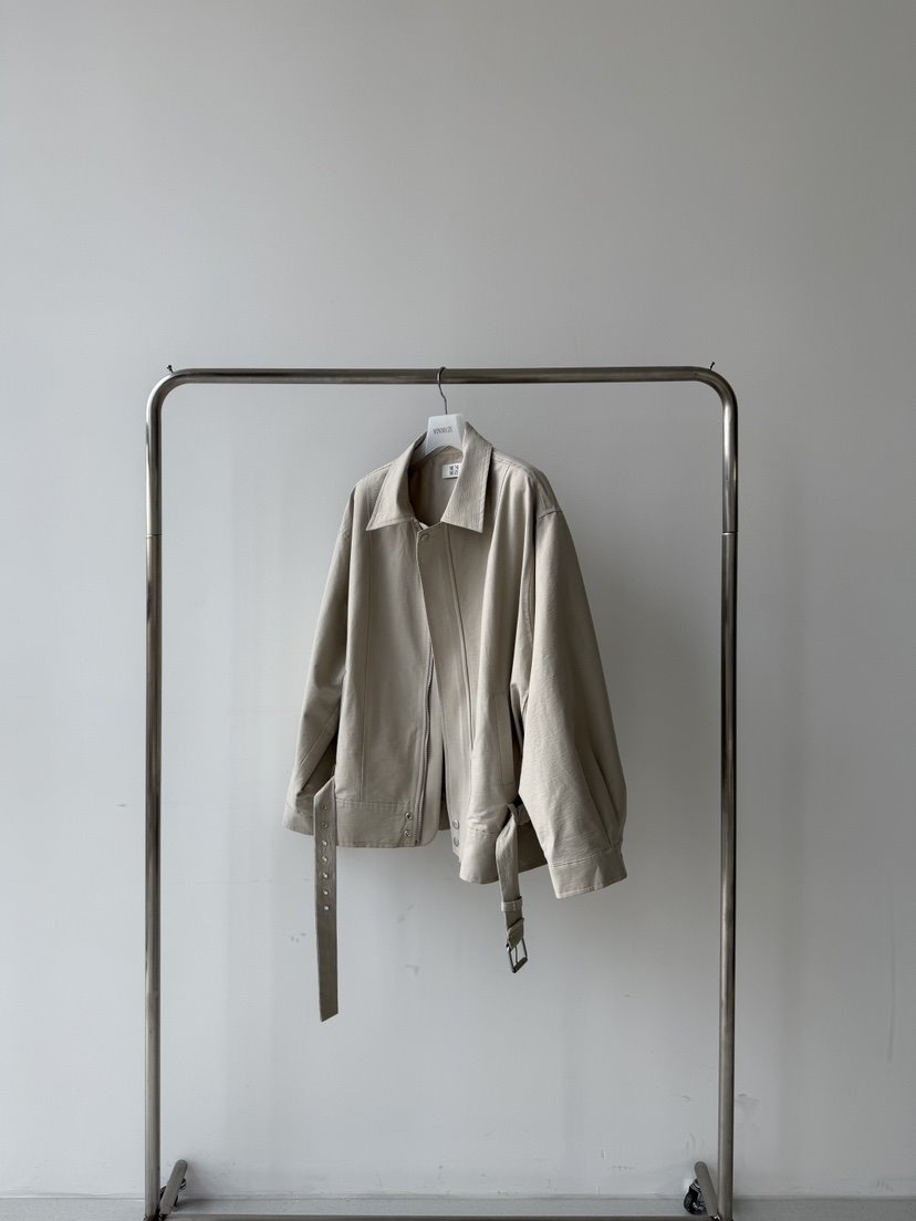 MINIMUZE韓國代購㊣女士新款時尚職業人氣真品26春夏夾克含腰帶MINIMUZE夾克