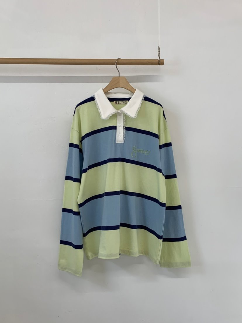 MORE THAN-P㊣東大門實拍女士新品人氣26春夏長袖T恤春款MORE THAN長袖T恤