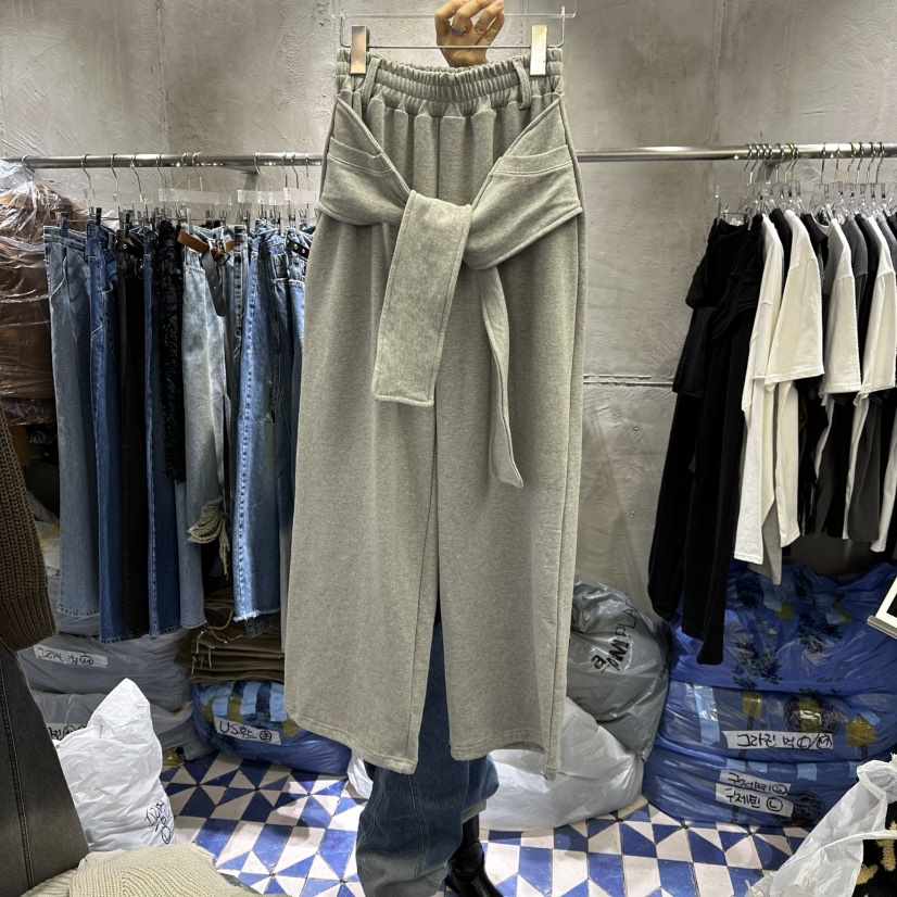 AMOUR韓國直郵㊣女裝新款熱賣推薦時尚休閑人氣休閑褲口袋春款AMOUR休閑褲