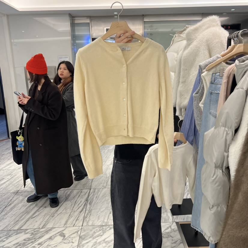 OURIN/THIS IS韓國直郵女士新款25秋冬熱賣職業推薦針織衫OURIN/THIS IS針織衫