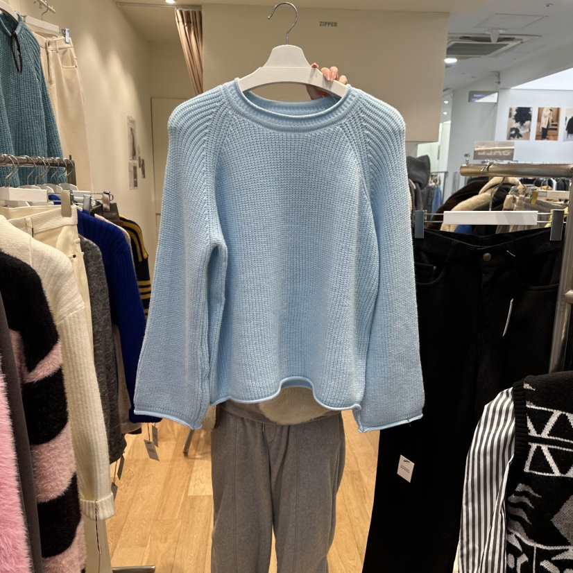ZIPPER東大門實拍女裝新款休閑熱賣推薦時尚25秋冬毛衣春款ZIPPER毛衣