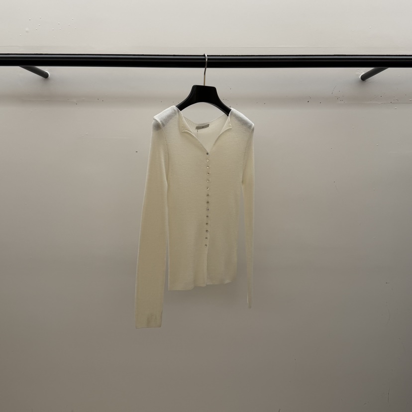 ID韓國直郵㊣女士新品真品26春夏職業休閑推薦針織衫春款紐扣ID針織衫