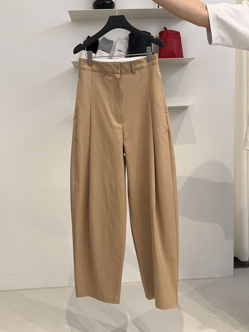 OSOO東大門直郵㊣女裝新品26春夏人氣職業真品休閑褲春款褶裥OSOO休閑褲