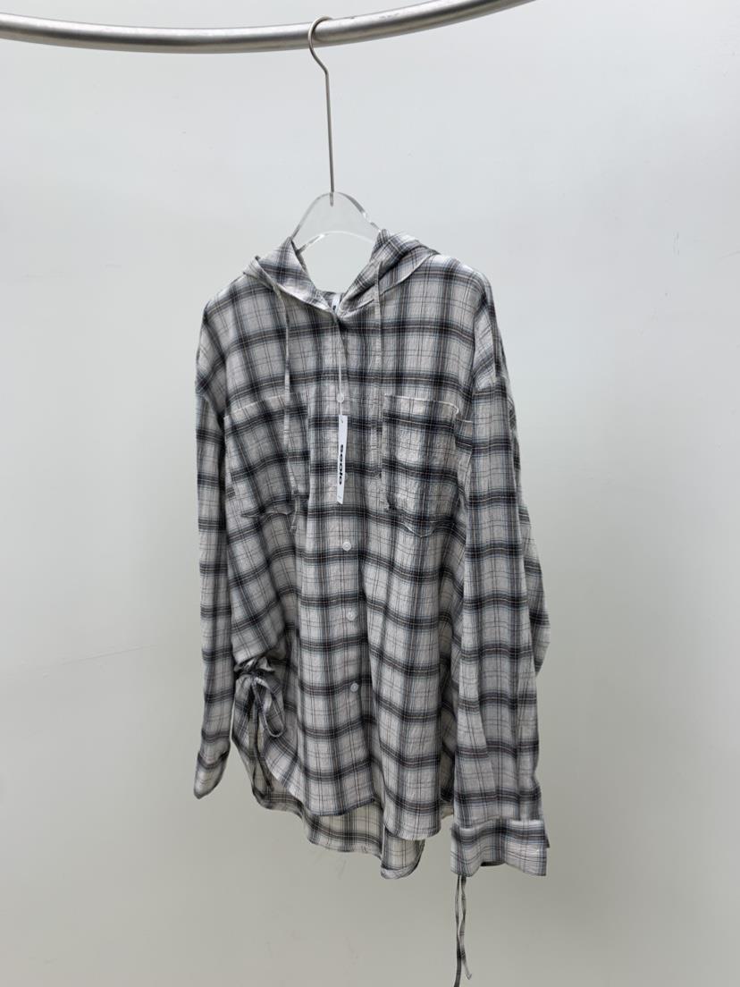 SEOLO㊣東大門實拍女士新款職業休閑人氣時尚襯衫蕾絲衫連帽衫Seolo seoul襯衫/蕾絲衫