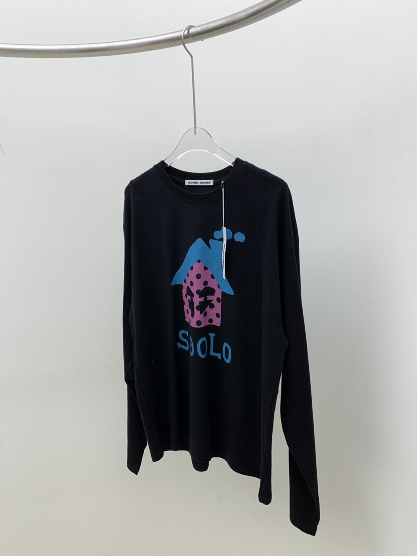 SEOLO東大門直郵㊣女士新品休閑推薦26春夏熱賣真品長袖T恤Seolo seoul長袖T恤