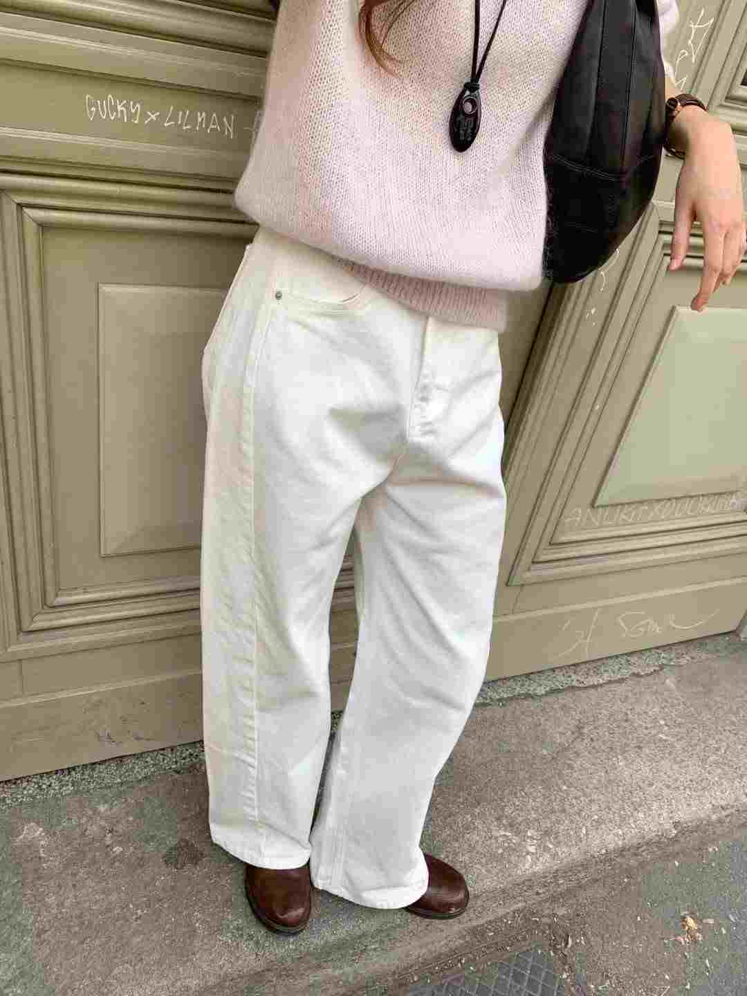 POMELO㊣東大門實拍女裝新品真品休閑職業時尚26春夏牛仔褲POMELO牛仔褲