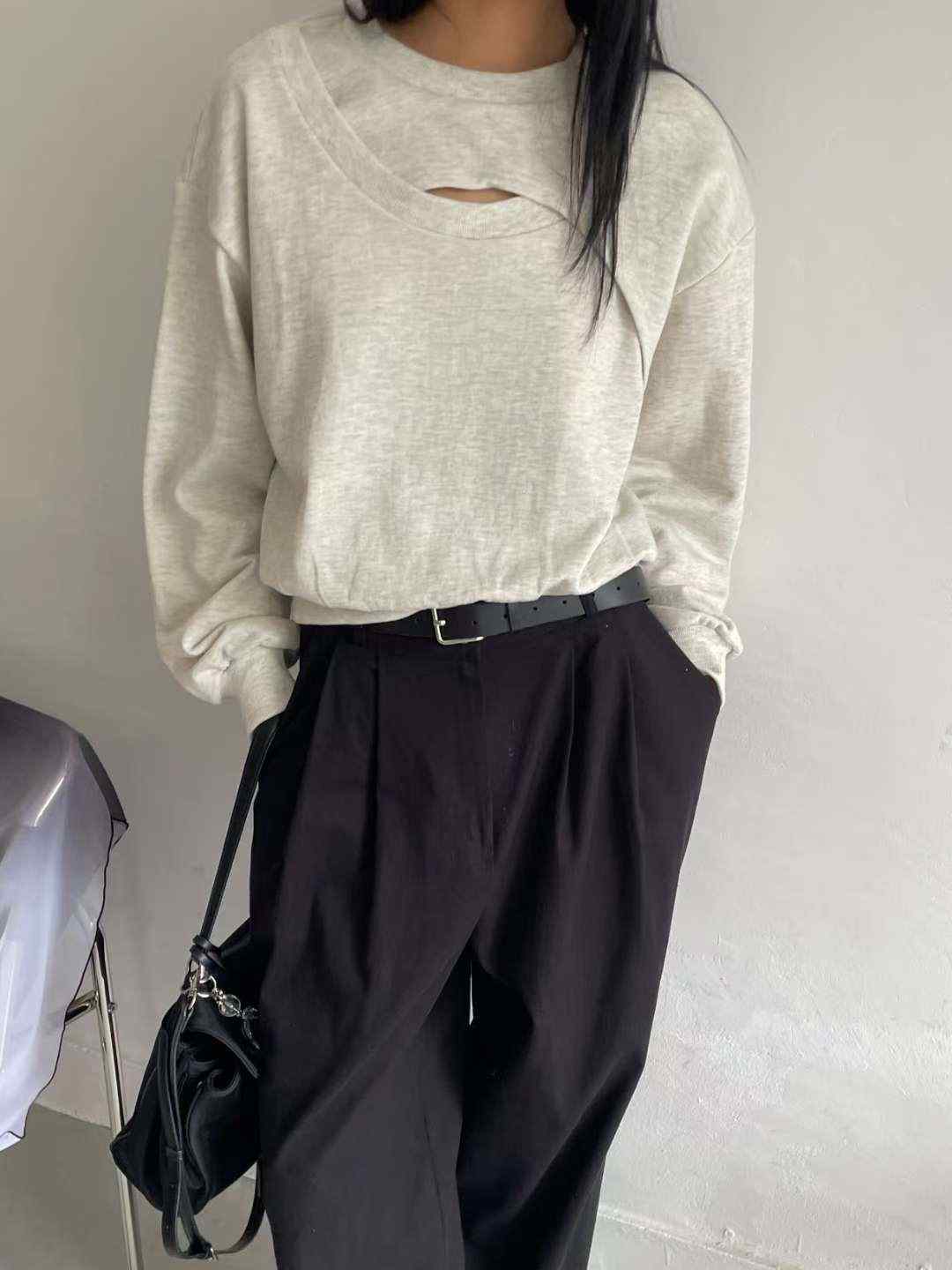 AWESOME-ot㊣東大門實拍女裝新款職業時尚推薦熱賣真品衛衣AWESOME-ot衛衣