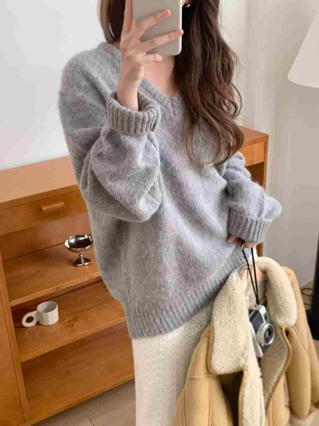 POMELO㊣東大門代購女裝新品時尚推薦熱賣26春夏休閑真品毛衣POMELO毛衣