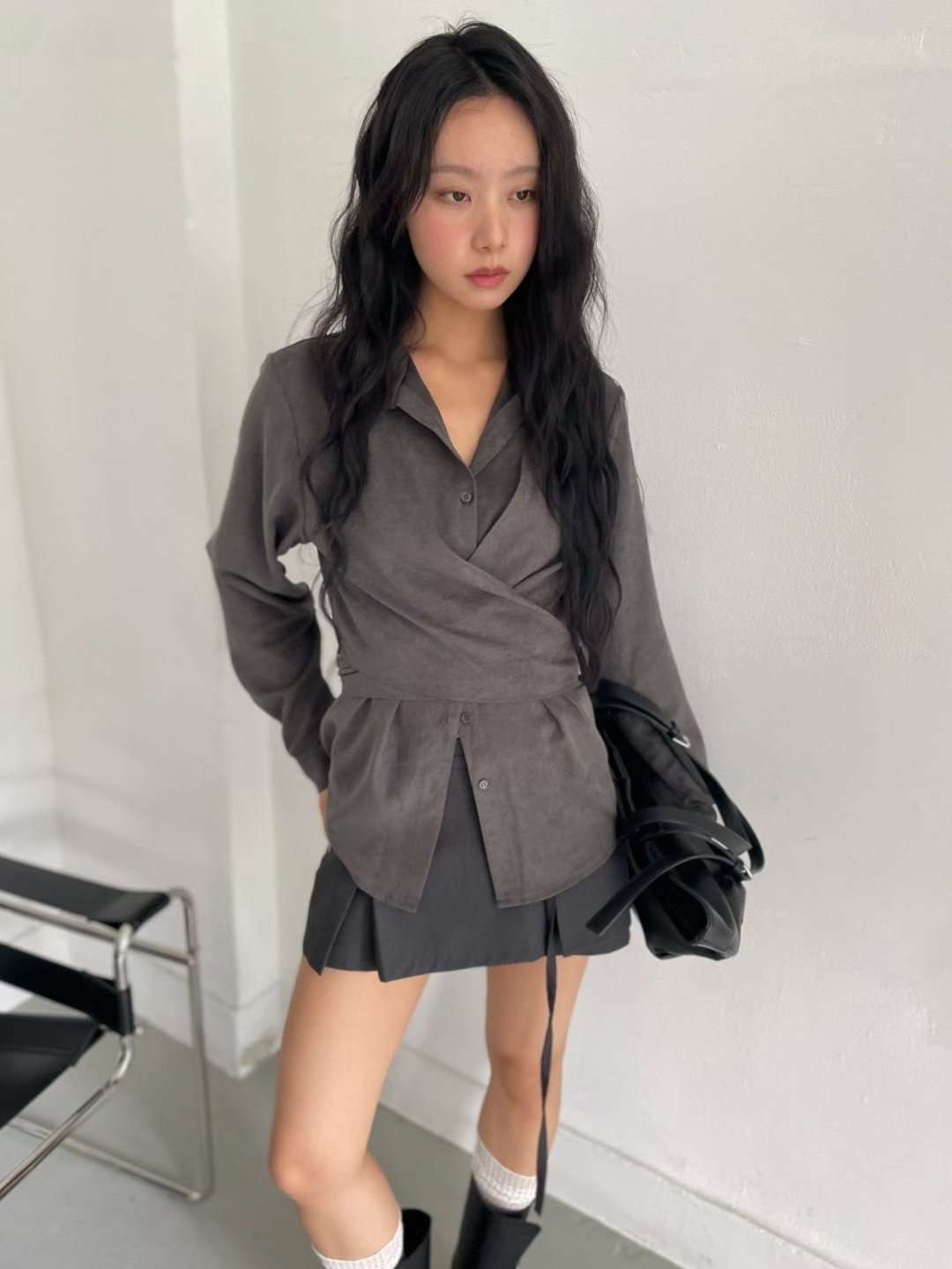 AWESOME-ot東大門直郵㊣女裝新款職業真品時尚休閑襯衫蕾絲衫AWESOME-ot襯衫/蕾絲衫