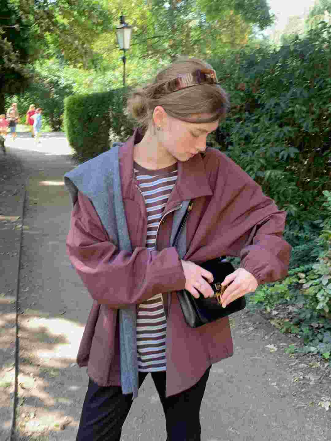 POMELO韓國直郵㊣女士新款推薦時尚熱賣人氣休閑夾克不含披肩POMELO夾克