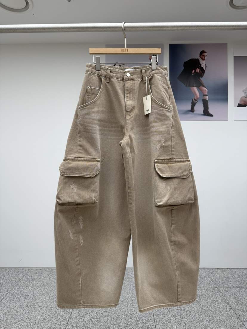 MADE-P㊣東大門代購女裝新品推薦真品職業熱賣人氣時尚休閑褲MADE-P休閑褲