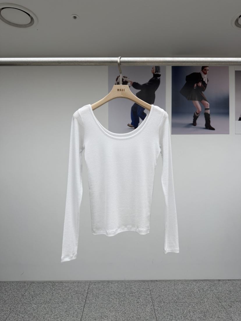 MADE-P東大門直郵㊣女裝新款26春夏人氣熱賣休閑職業長袖T恤MADE-P長袖T恤