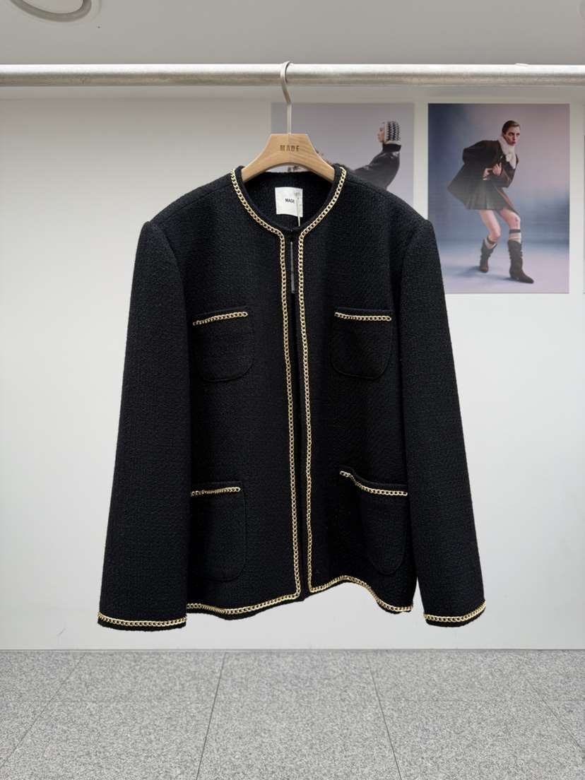 MADE-P東大門直郵㊣女士新款時尚推薦26春夏休閑夾克粗花呢MADE-P夾克