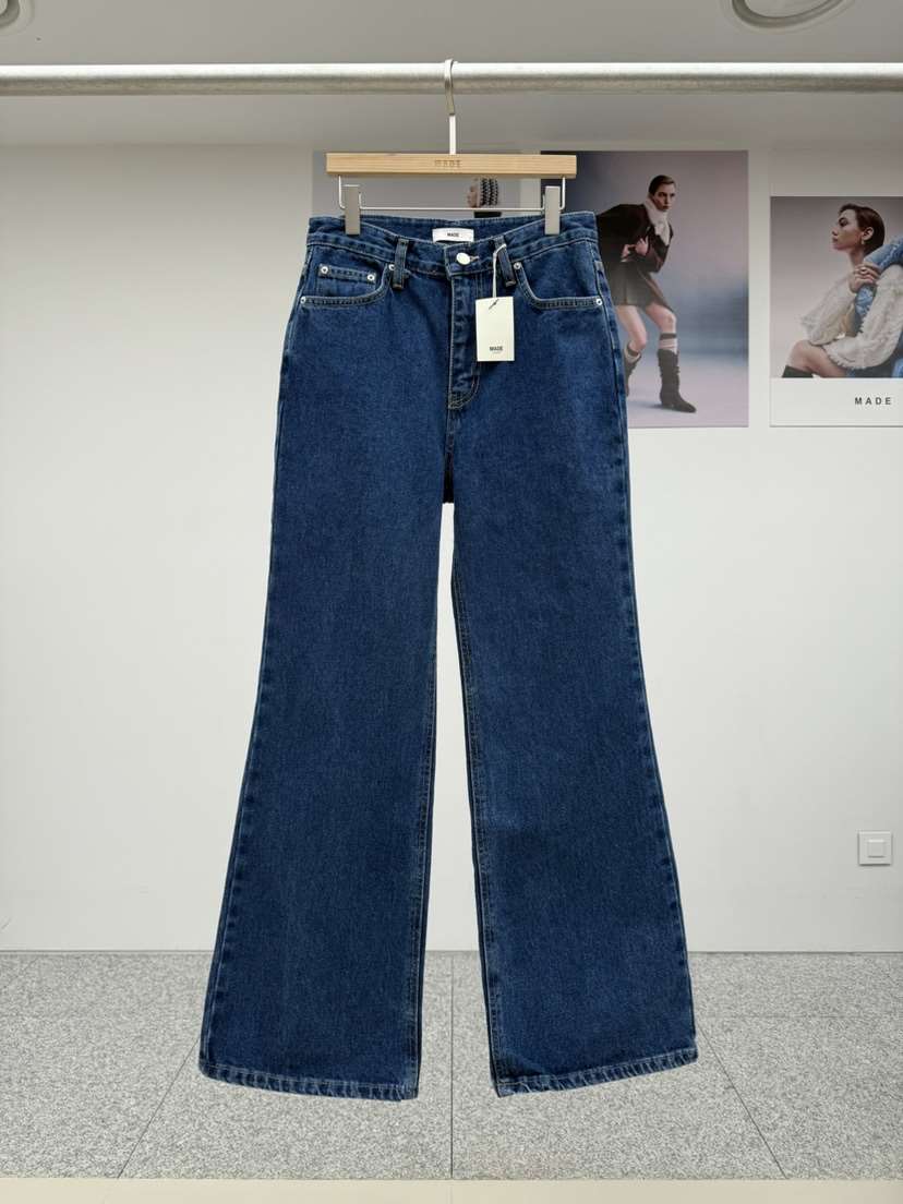 MADE-P㊣東大門實拍女裝新品推薦休閑職業熱賣時尚人氣牛仔褲MADE-P牛仔褲