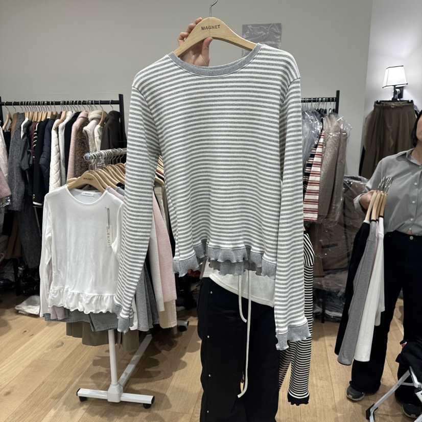 M.G.N㊣東大門實拍女裝新品熱賣26春夏真品人氣長袖T恤春款MAGNET長袖T恤