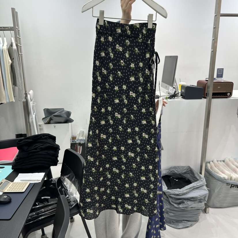 VISUAL SPACE韓國代購㊣女裝新款人氣熱賣職業真品長裙春款VISUAL SPACE長裙