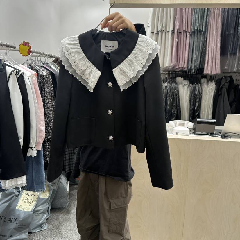 NAPKIN㊣東大門實拍女士新款真品人氣職業休閑熱賣夾克春款NAPKIN夾克