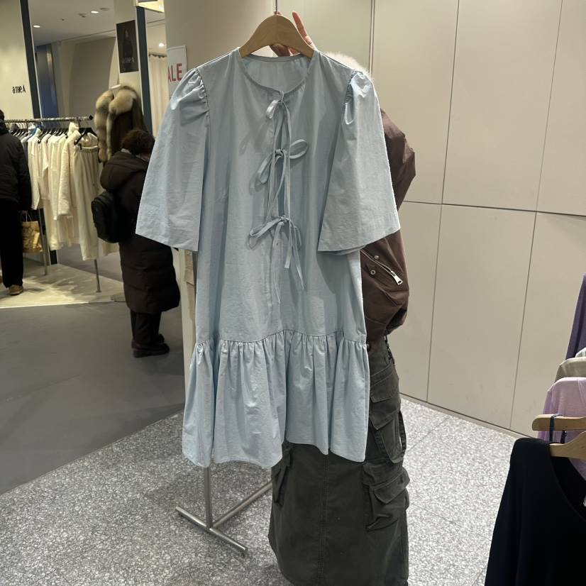 SOF㊣東大門代購女士新款推薦休閑熱賣真品職業時尚連衣裙春款SOF連衣裙