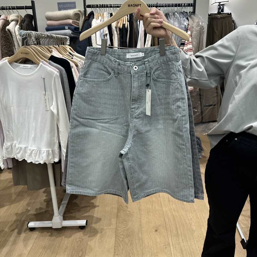 M.G.N㊣東大門實拍女士新品時尚熱賣26春夏休閑推薦短褲春款MAGNET短褲