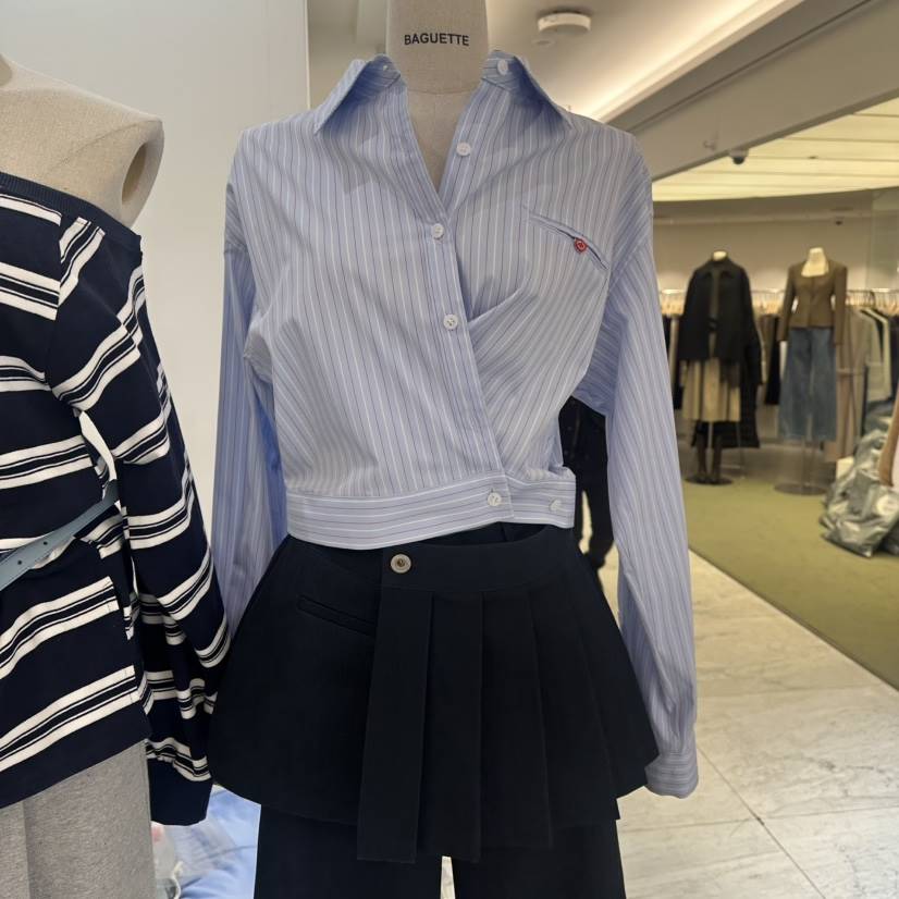 BAGUETTE-P㊣東大門實拍女士新款真品職業26春夏襯衫蕾絲衫春款BAGUETTE-P襯衫/蕾絲衫