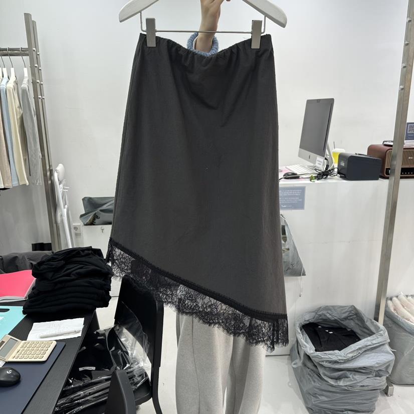 VISUAL SPACE㊣東大門代購女士新品真品熱賣休閑長裙春款蕾絲VISUAL SPACE長裙