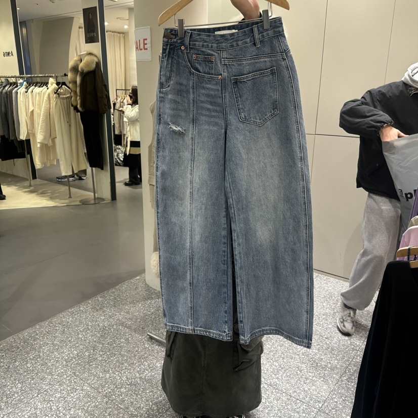 SOF韓國代購㊣女裝新款26春夏熱賣推薦休閑真品人氣牛仔褲春款SOF牛仔褲