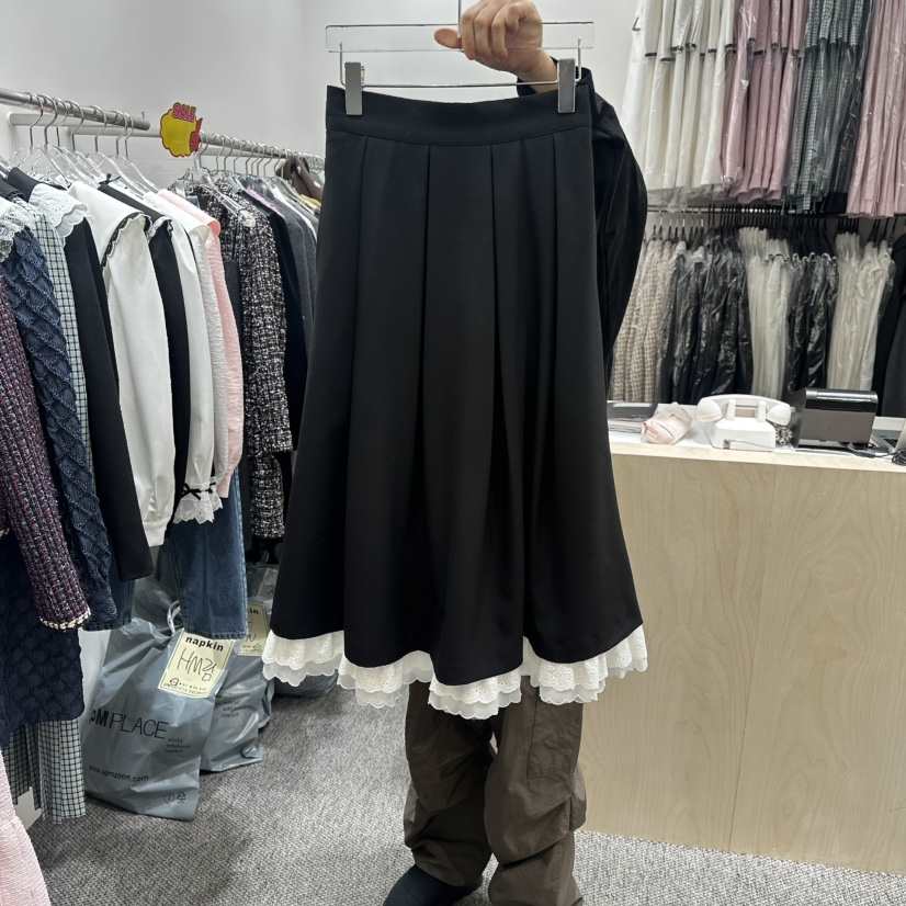 NAPKIN韓國直郵㊣女士新品真品職業時尚熱賣26春夏長裙春款NAPKIN長裙