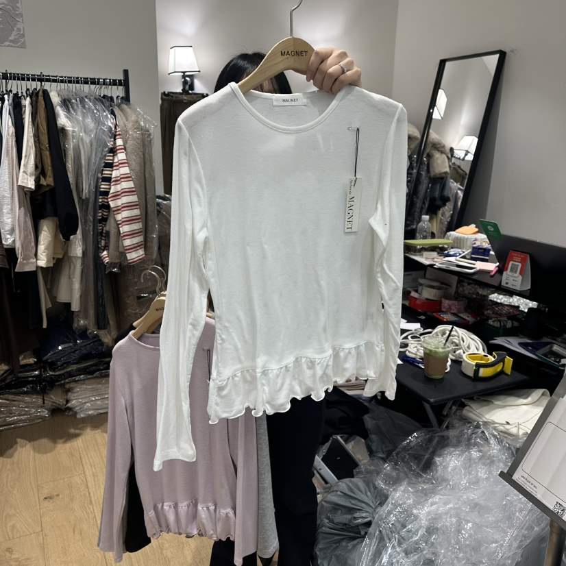 M.G.N㊣東大門實拍女裝新款真品人氣26春夏熱賣長袖T恤春款MAGNET長袖T恤