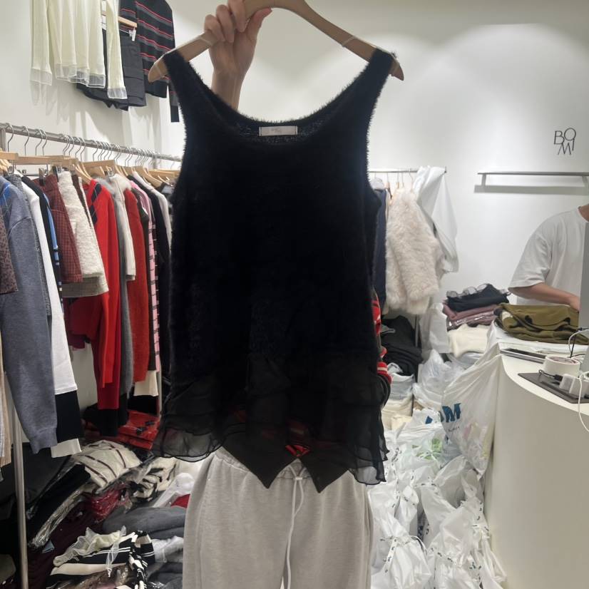 BY BOMI東大門直郵㊣女裝新款人氣職業真品26春夏吊帶背心BY BOMI吊帶/背心