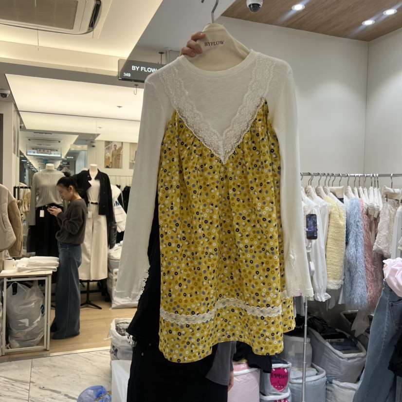 BY FLOW韓國代購㊣女裝新品熱賣26春夏時尚連衣裙不含內搭BY FLOW連衣裙