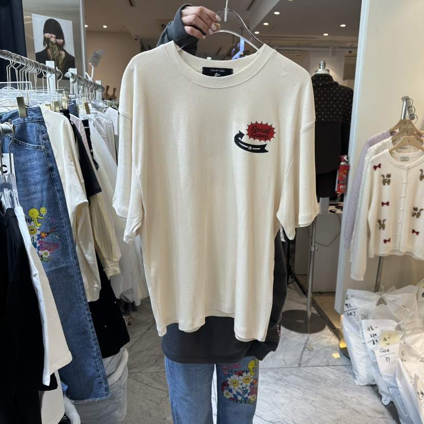 CHEAP-CHIC東大門直郵㊣女裝新品26春夏時尚人氣熱賣T恤春款CHEAP-CHIC/CHARLES THE SECONDT恤